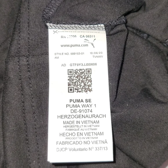 Puma mens short sleeve tshirt black size XL NWT - Picture 6 of 8